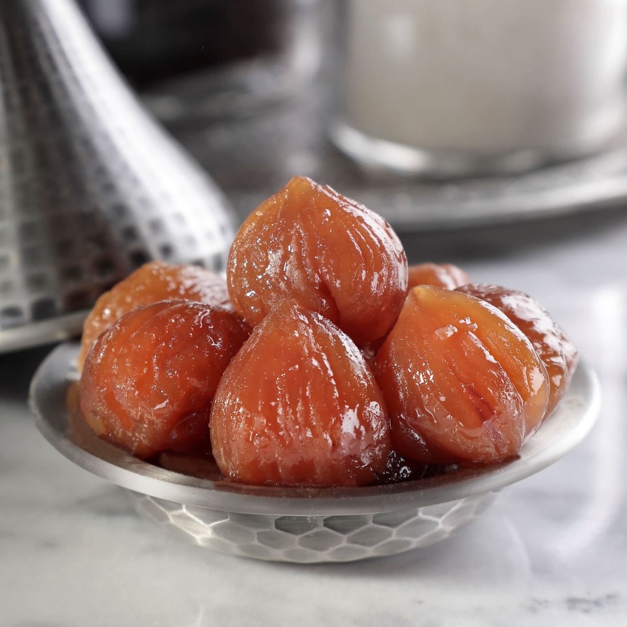 Marron Glace - Candied Chestnuts in Syrup , - 500g
