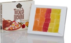 Mixed Flavor Turkish Delight (Glucose Free, Vegan Turkish Delight) White Special Box 900g