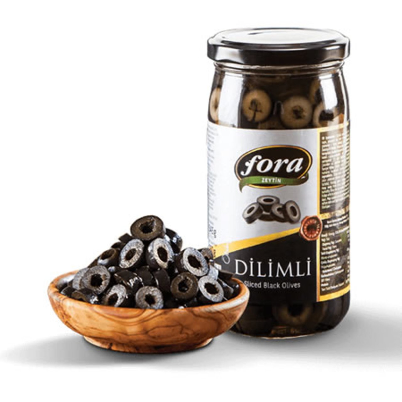 Fora Sliced ​​Black Olives 160 G